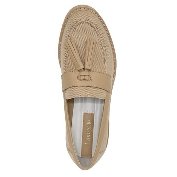 Women’s Carolynn 9 Tassel Lug Sole Loafer in beige-Size 11 - Franco Sarto - Picture 2 of 10